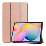 Lenovo M10 Plus TB-X606F Zore Smart Cover Standlı 1-1 Kılıf Rose Gold