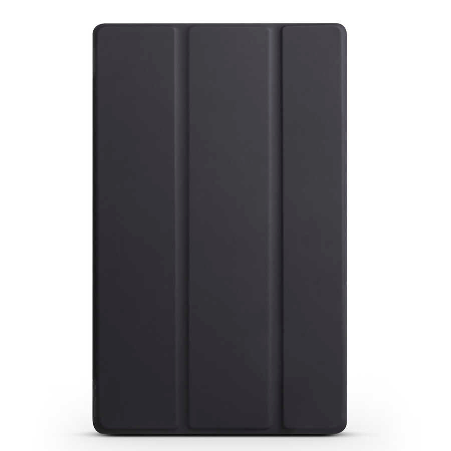 Lenovo M10 TB-X306F Gen.2 Zore Smart Cover Standlı 1-1 Kılıf Siyah