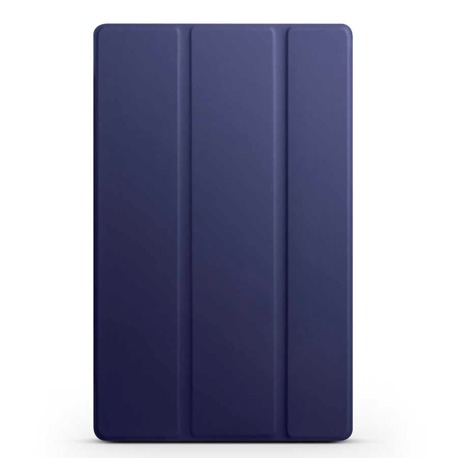 Lenovo M10 TB-X306F Gen.2 Zore Smart Cover Standlı 1-1 Kılıf Lacivert