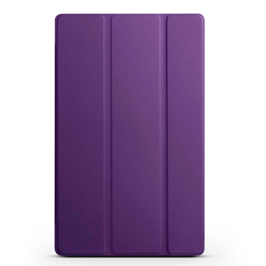 Lenovo M10 TB-X306F Gen.2 Zore Smart Cover Standlı 1-1 Kılıf Mor