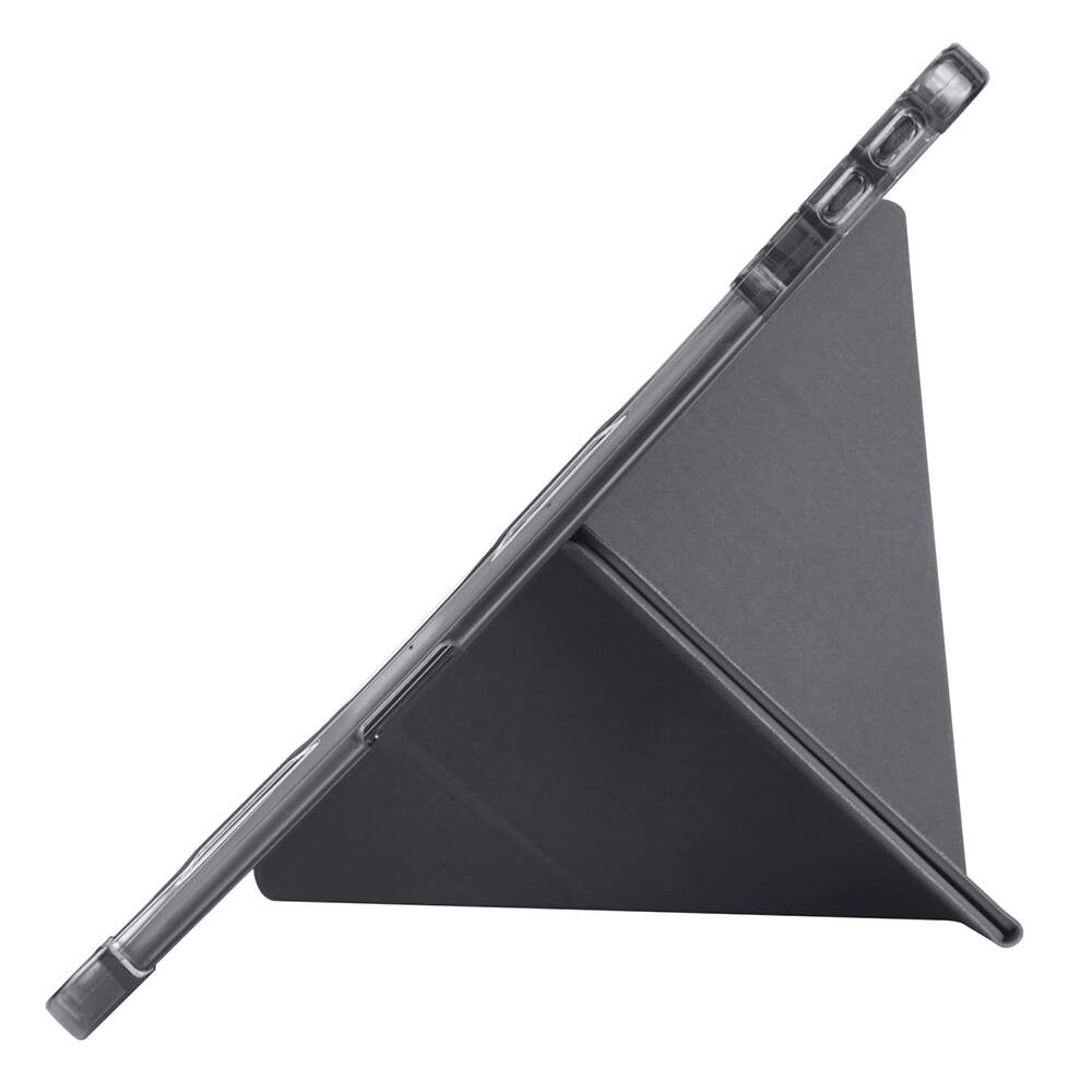 Lenovo M11 TB-330FU Kılıf Zore Tri Folding Kalem Bölmeli Standlı Kılıf Lila