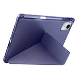 Lenovo M11 TB-330FU Kılıf Zore Tri Folding Kalem Bölmeli Standlı Kılıf Kırmızı