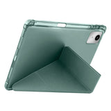 Lenovo M11 TB-330FU Kılıf Zore Tri Folding Kalem Bölmeli Standlı Kılıf Kırmızı