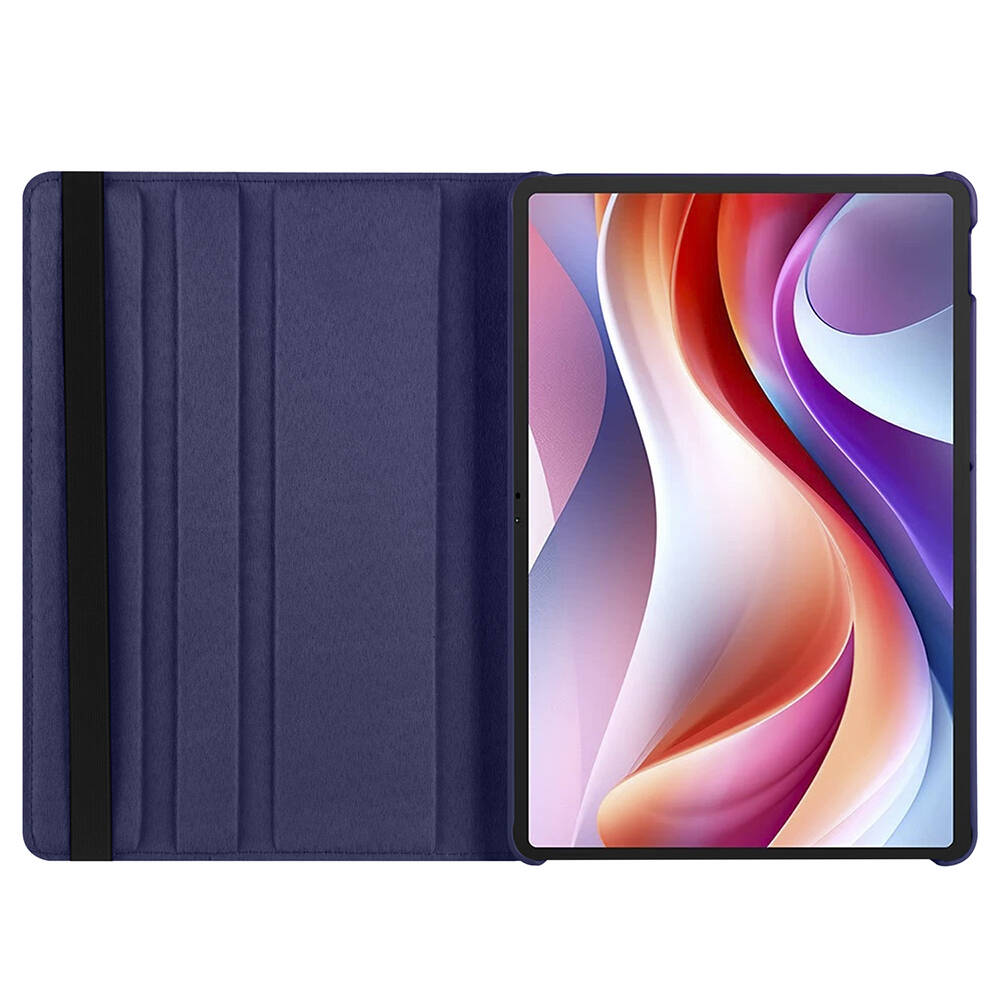 Lenovo M11 TB-330FU Zore Dönebilen Standlı Kılıf Mavi