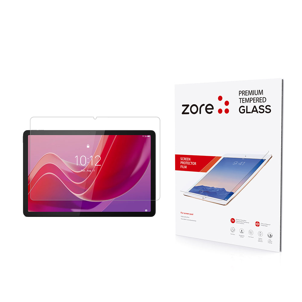 Lenovo M11 TB-330FU Zore Tablet Temperli Cam Ekran Koruyucu Şeffaf
