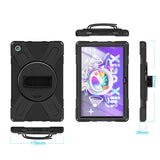 Lenovo Tab M10 Plus TB-125F - TB-128F 3. Jenerasyon Zore Defender Tablet Silikon Siyah