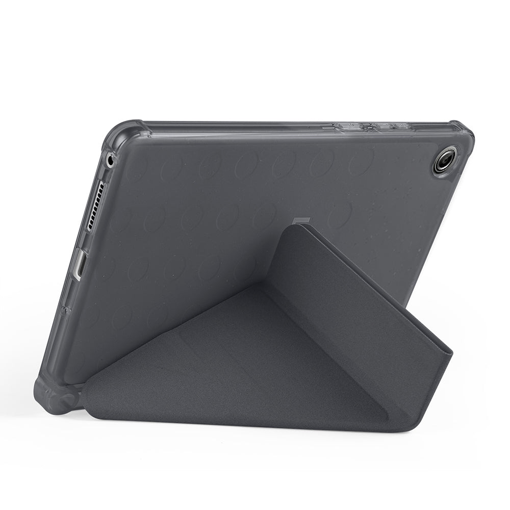 Lenovo Tab One 8.7 TB-305FU Kılıf Zore Tri Folding Kalem Bölmeli Standlı Kılıf Siyah