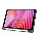 Lenovo Tab One 8.7 TB-305FU Kılıf Zore Tri Folding Kalem Bölmeli Standlı Kılıf Siyah