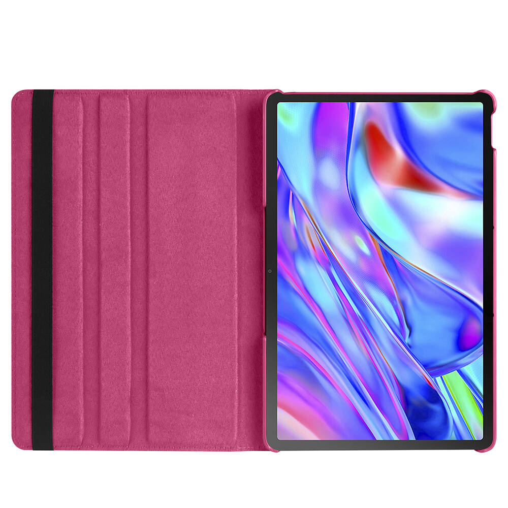 Lenovo Tab P11 11.5 (2.Nesil) TB350UF Zore Dönebilen Standlı Kılıf Kırmızı