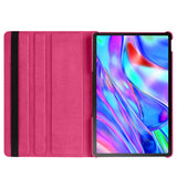 Lenovo Tab P11 11.5 (2.Nesil) TB350UF Zore Dönebilen Standlı Kılıf Pembe Koyu