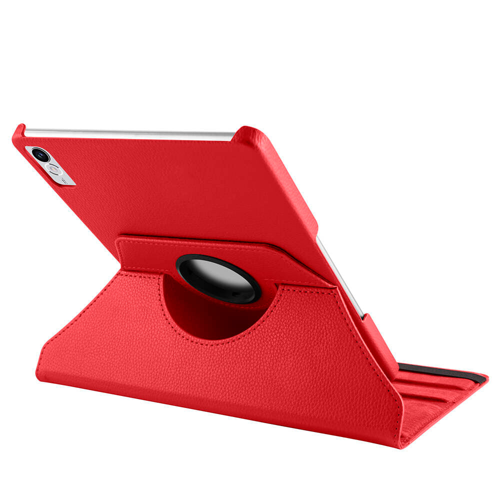 Lenovo Tab P11 11.5 (2.Nesil) TB350UF Zore Dönebilen Standlı Kılıf Kırmızı