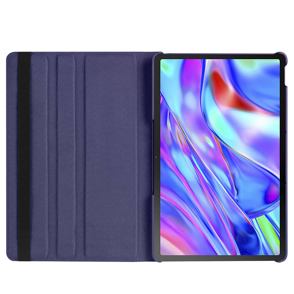 Lenovo Tab P11 11.5 (2.Nesil) TB350UF Zore Dönebilen Standlı Kılıf Mor