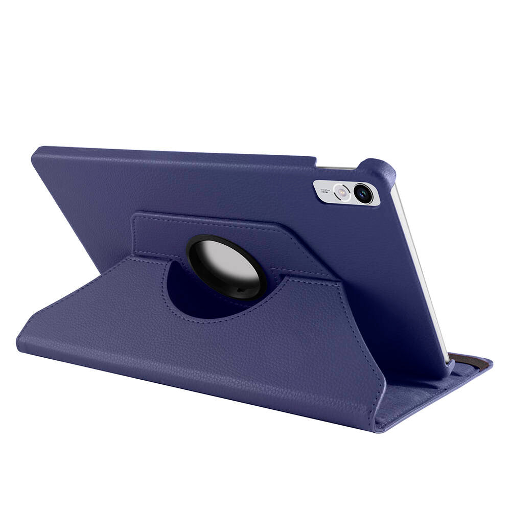 Lenovo Tab P11 11.5 (2.Nesil) TB350UF Zore Dönebilen Standlı Kılıf Mavi