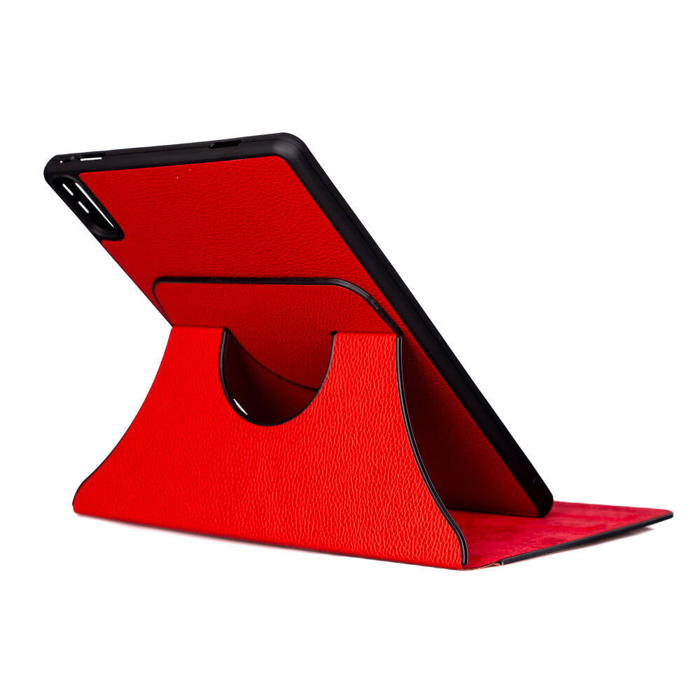 Lenovo Tab P11 11.5" (2.Nesil) Zore Fest Dönebilen Standlı Kılıf Pudra