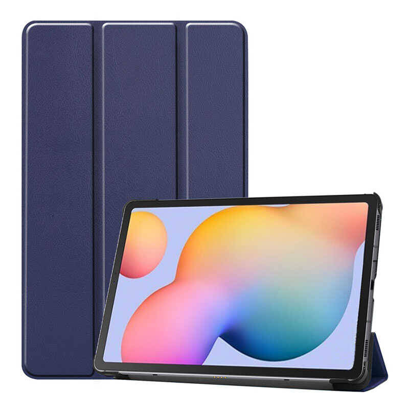 Lenovo Tab P11 Pro 11.2" 2.Nesil Zore Smart Cover Standlı 1-1 Kılıf Pembe Koyu