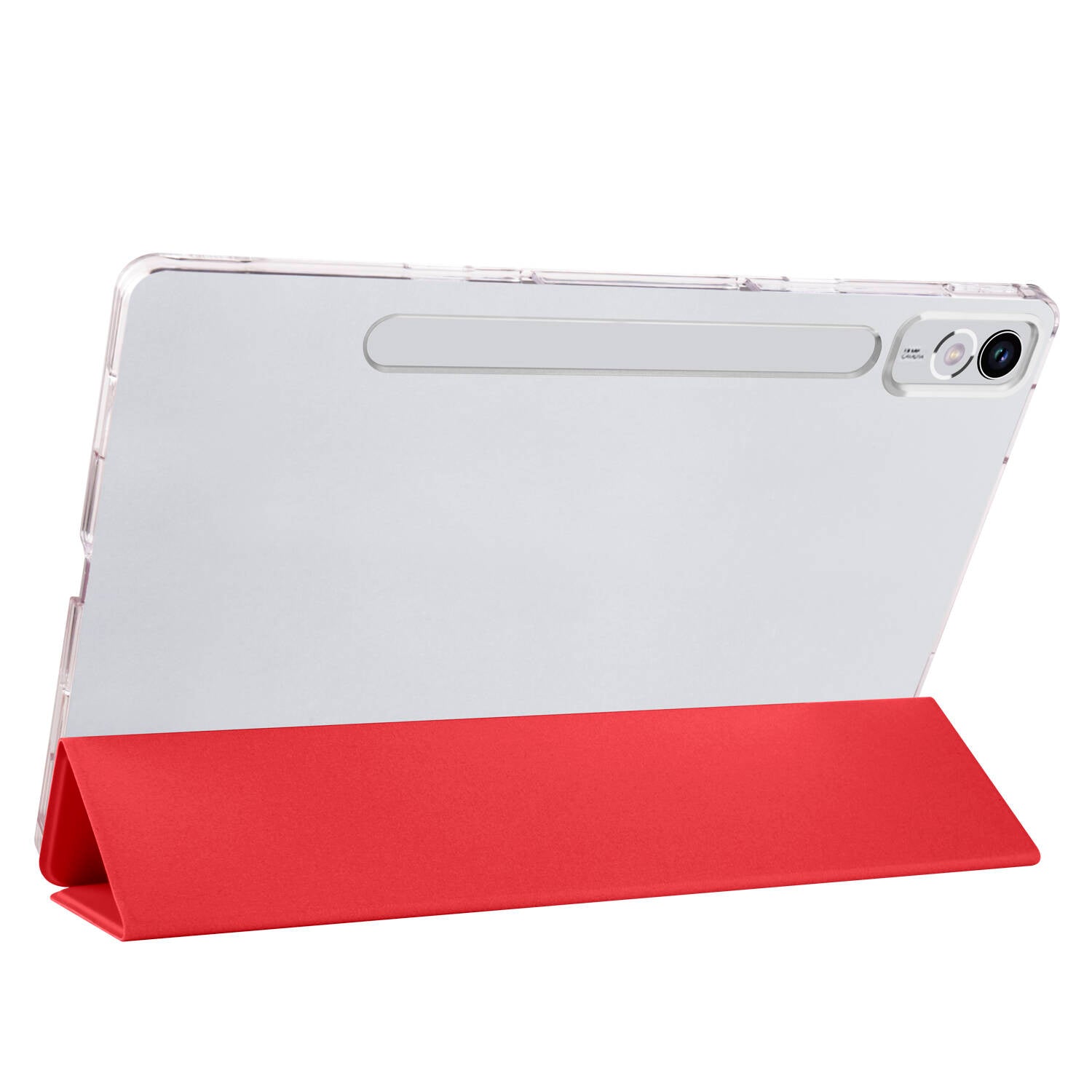 Lenovo Tab P12 Zore Smart Cover Standlı 1-1 Kılıf Siyah