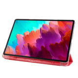 Lenovo Tab P12 Zore Smart Cover Standlı 1-1 Kılıf Gold