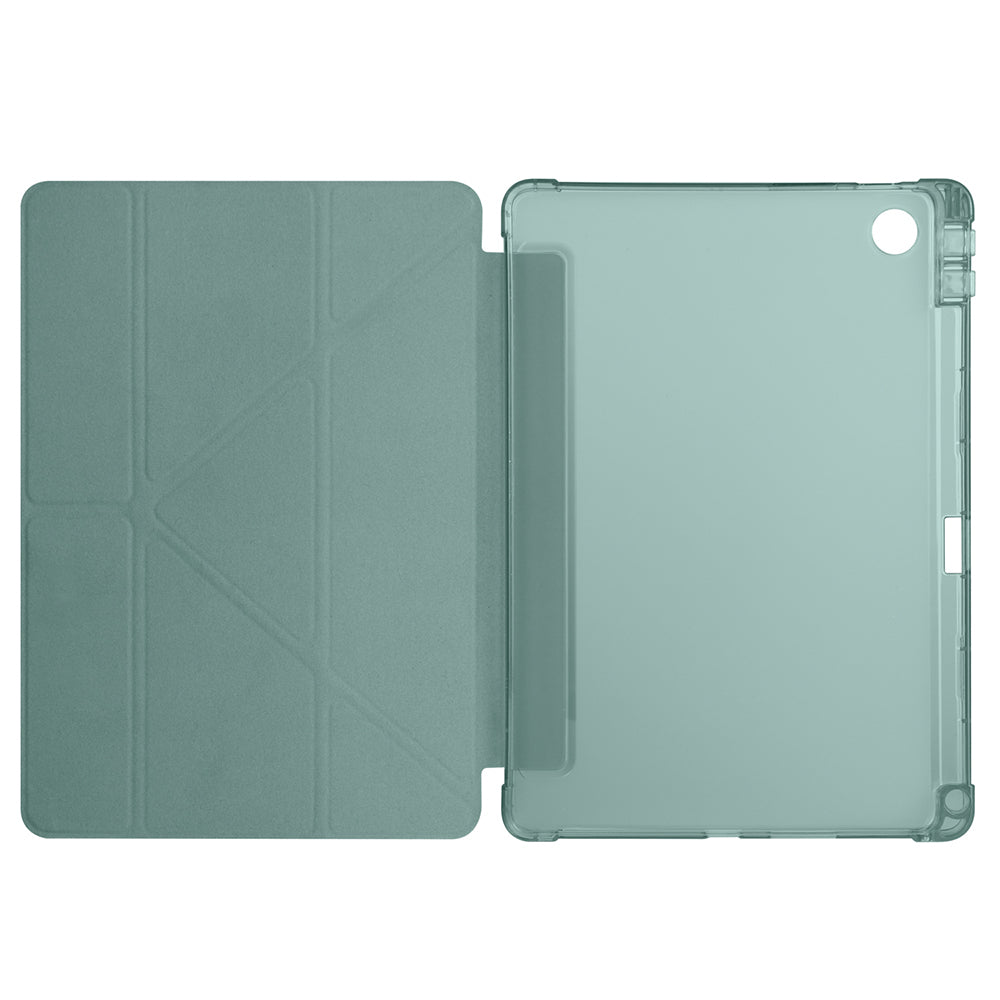 Lenovo Tab TB-311FU Kılıf Tri Folding Kalem Bölmeli Standlı Kılıf Mor