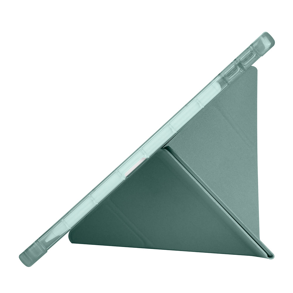 Lenovo Tab TB-311FU Kılıf Tri Folding Kalem Bölmeli Standlı Kılıf Mor