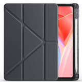 Lenovo Tab TB-311FU Kılıf Tri Folding Kalem Bölmeli Standlı Kılıf Mor
