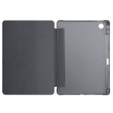 Lenovo Tab TB-311FU Kılıf Zore Tri Folding Kalem Bölmeli Standlı Kılıf Siyah