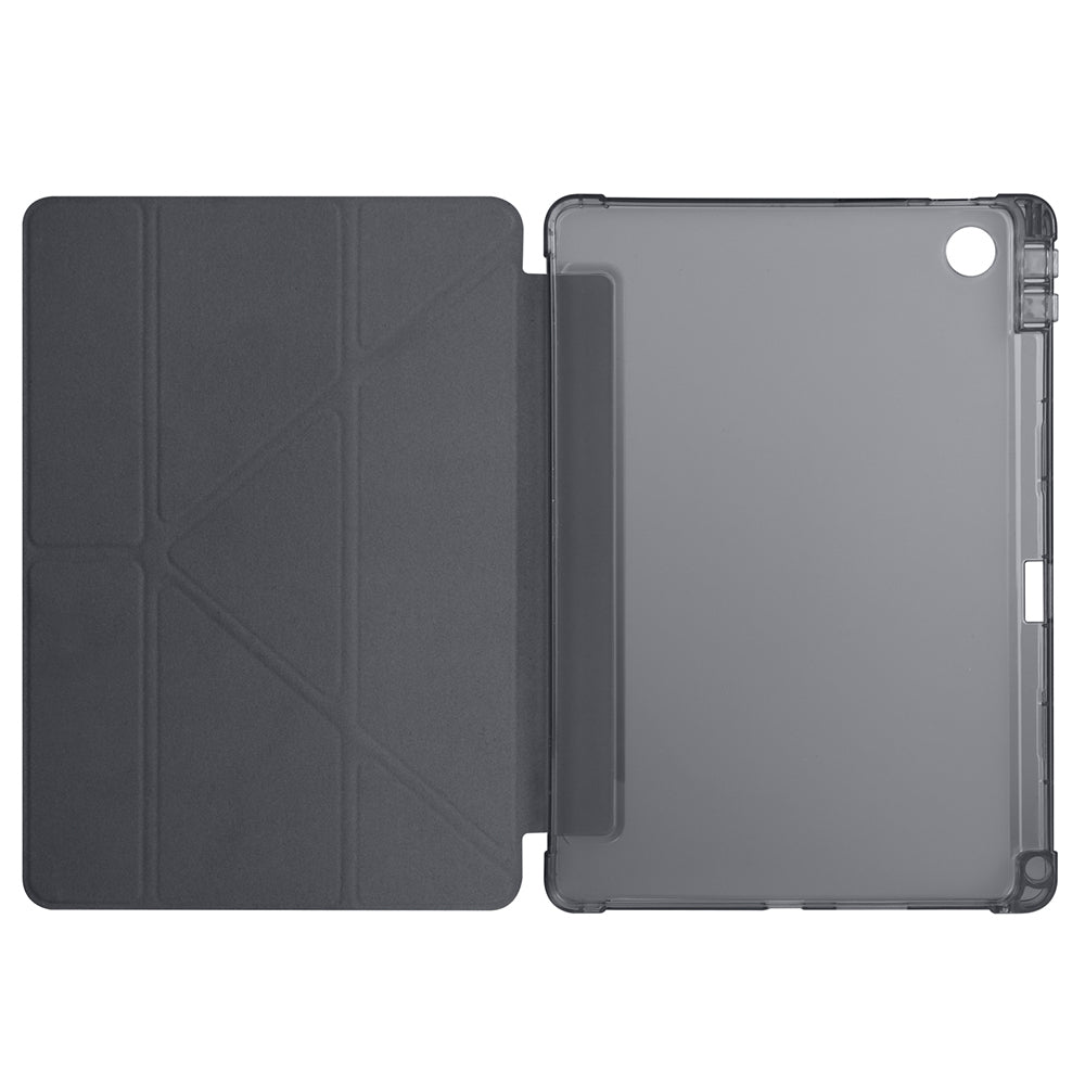 Lenovo Tab TB-311FU Kılıf Zore Tri Folding Kalem Bölmeli Standlı Kılıf Mor