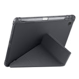 Lenovo Tab TB-311FU Kılıf Zore Tri Folding Kalem Bölmeli Standlı Kılıf Rose Gold