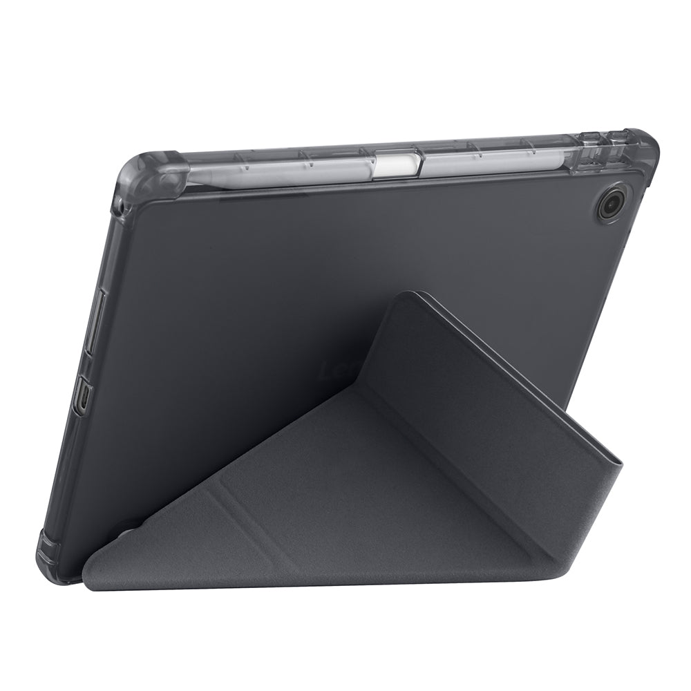 Lenovo Tab TB-311FU Kılıf Zore Tri Folding Kalem Bölmeli Standlı Kılıf Rose Gold