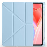 Lenovo Tab TB-311FU Kılıf Zore Tri Folding Kalem Bölmeli Standlı Kılıf Mor