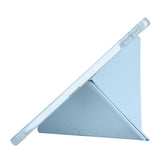 Lenovo Tab TB-311FU Kılıf Zore Tri Folding Kalem Bölmeli Standlı Kılıf Mor