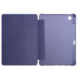 Lenovo Tab TB-311FU Kılıf Zore Tri Folding Kalem Bölmeli Standlı Kılıf Mor