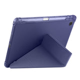 Lenovo Tab TB-311FU Kılıf Zore Tri Folding Kalem Bölmeli Standlı Kılıf Mor