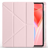 Lenovo Tab TB-311FU Kılıf Zore Tri Folding Kalem Bölmeli Standlı Kılıf Mor