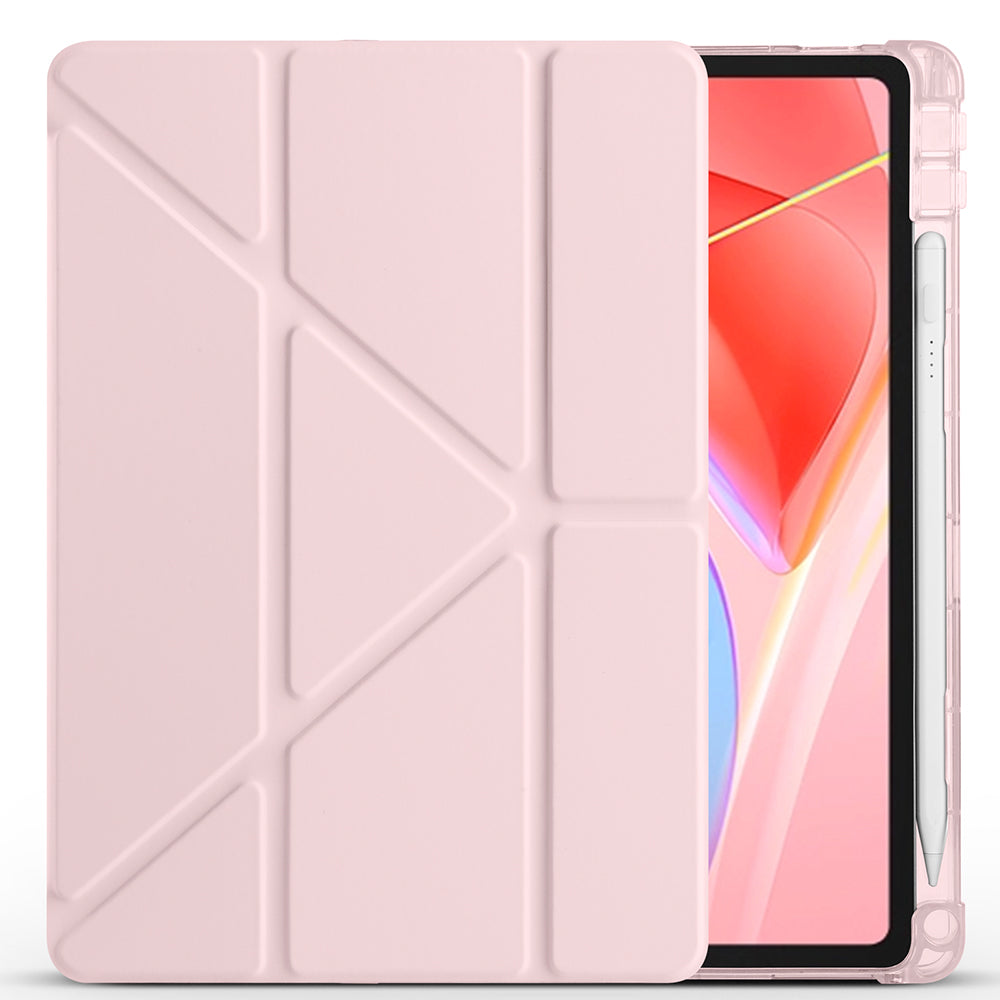 Lenovo Tab TB-311FU Kılıf Zore Tri Folding Kalem Bölmeli Standlı Kılıf Mor