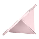 Lenovo Tab TB-311FU Kılıf Tri Folding Kalem Bölmeli Standlı Kılıf Mor