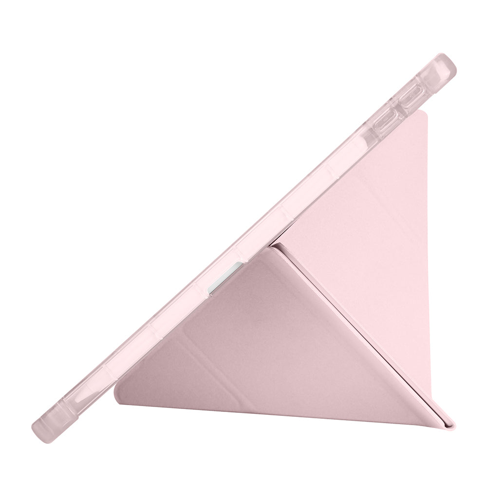 Lenovo Tab TB-311FU Kılıf Zore Tri Folding Kalem Bölmeli Standlı Kılıf Mor