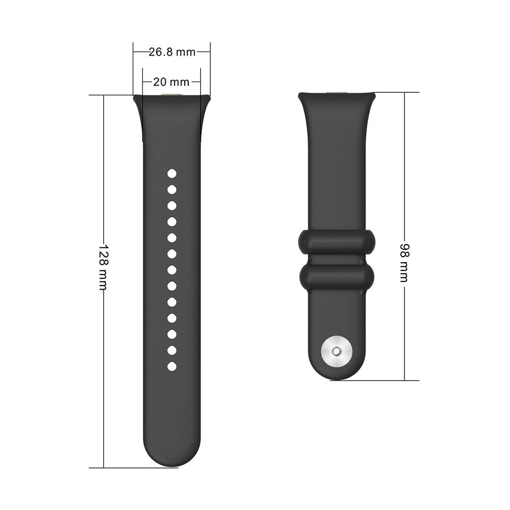 Mi Band 8 Pro Zore KRD-109 Silikon Kordon Kırmızı