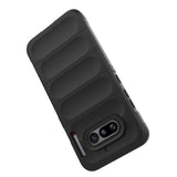 Nothing Phone 4A Kılıf Esnek TPU Oyuklu Arka Yüzey Tasarımlı Etnik Silikon Kapak Siyah