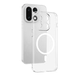 One Plus 15 5G Kamera Korumalı M-Safe Şarj Özellikli Şeffaf London Sert PC Kapak Şeffaf