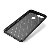 Oppo A12 Kılıf Zore Negro Silikon Kapak Kahverengi