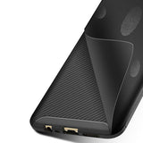 Oppo A12 Kılıf Zore Negro Silikon Kapak Kahverengi