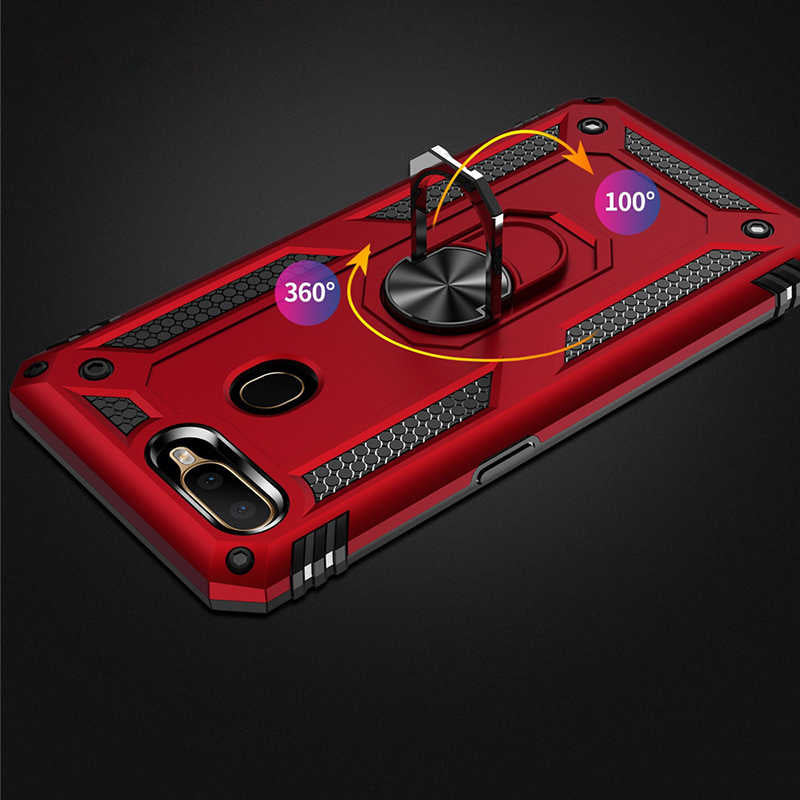 Oppo A12 Kılıf Zore Vega Kapak Siyah