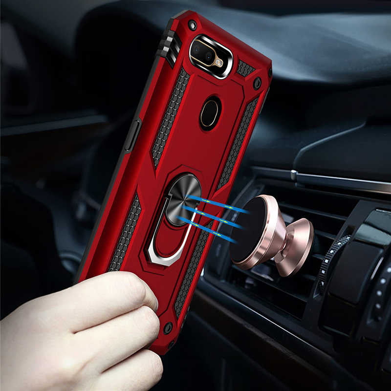 Oppo A12 Kılıf Zore Vega Kapak Siyah