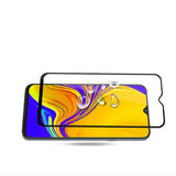 Oppo A12 Zore Kenarları Kırılmaya Dayanıklı Cam Ekran Koruyucu Siyah