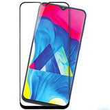 Oppo A12 Zore Kenarları Kırılmaya Dayanıklı Cam Ekran Koruyucu Siyah