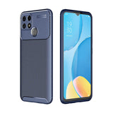 Oppo A15 Kılıf Zore Negro Silikon Kapak Kahverengi