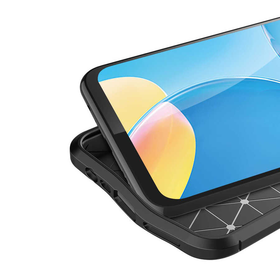 Oppo A15 Kılıf Zore Niss Silikon Kapak Kırmızı