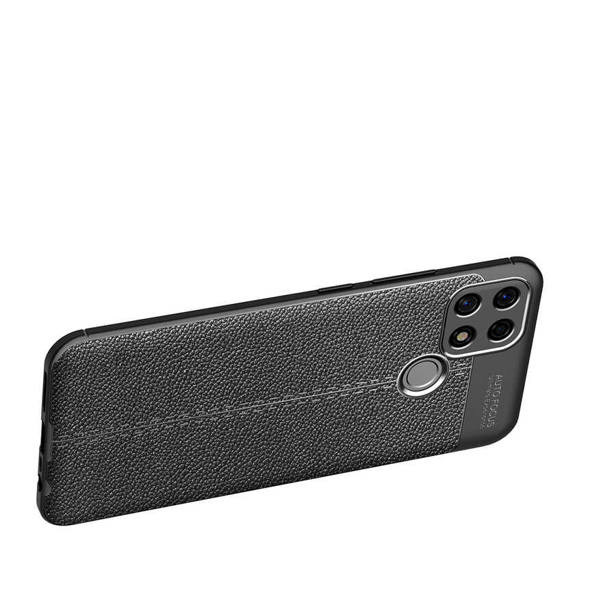 Oppo A15 Kılıf Zore Niss Silikon Kapak Lacivert