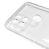 Oppo A15S Kılıf Zore Kamera Korumalı Süper Silikon Kapak Renksiz