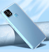 Oppo A15S Kılıf Zore Kamera Korumalı Süper Silikon Kapak Renksiz